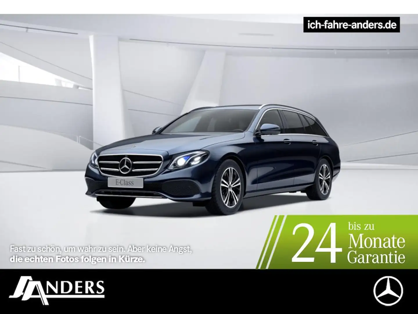 Mercedes-Benz E 220 d 4M T Avantgarde+COM+Dist+LED+HUD+36+Sthz Blau - 1