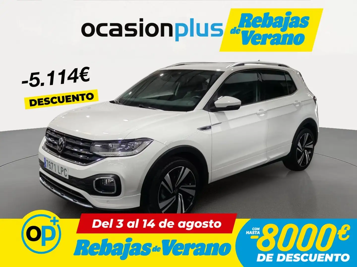 Volkswagen T-Cross 1.5 TSI Sport DSG7 110kW Blanco - 1