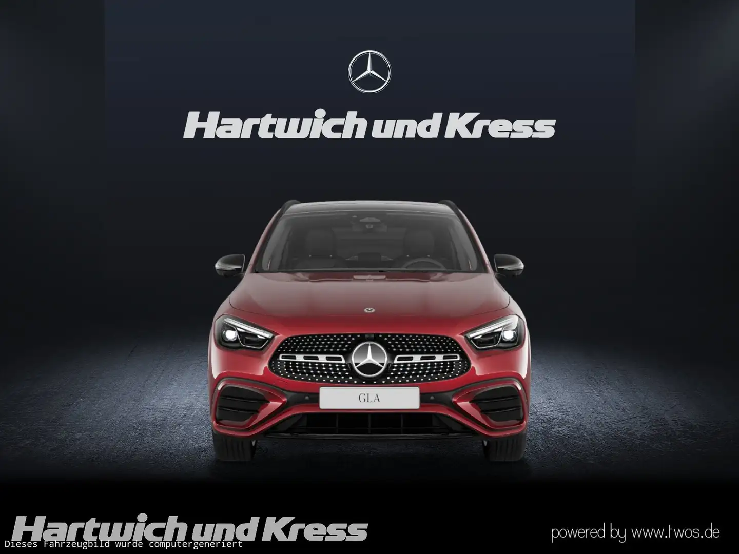 Mercedes-Benz GLA 250 GLA 250 e AMG Line Premium+AHK+Pano+Burmester+22kW+Night+MultibeamLED+ Rouge - 2