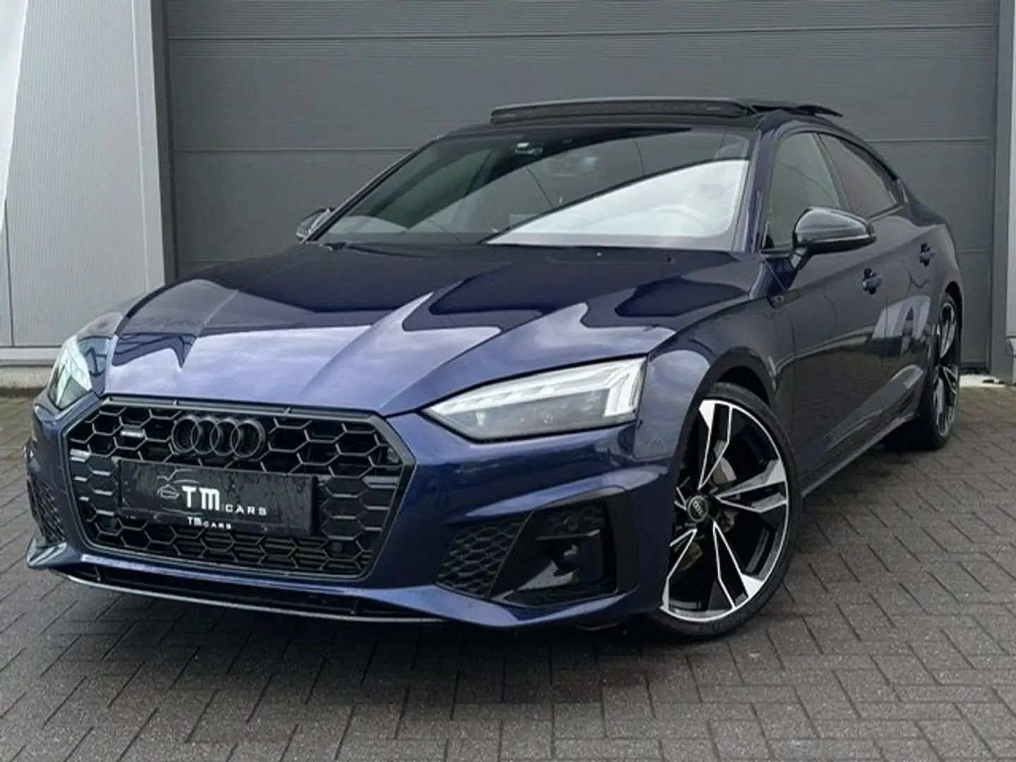 Audi A5 A5 Sportback 40 TFSI quattro S tronic S line Blauw - 1