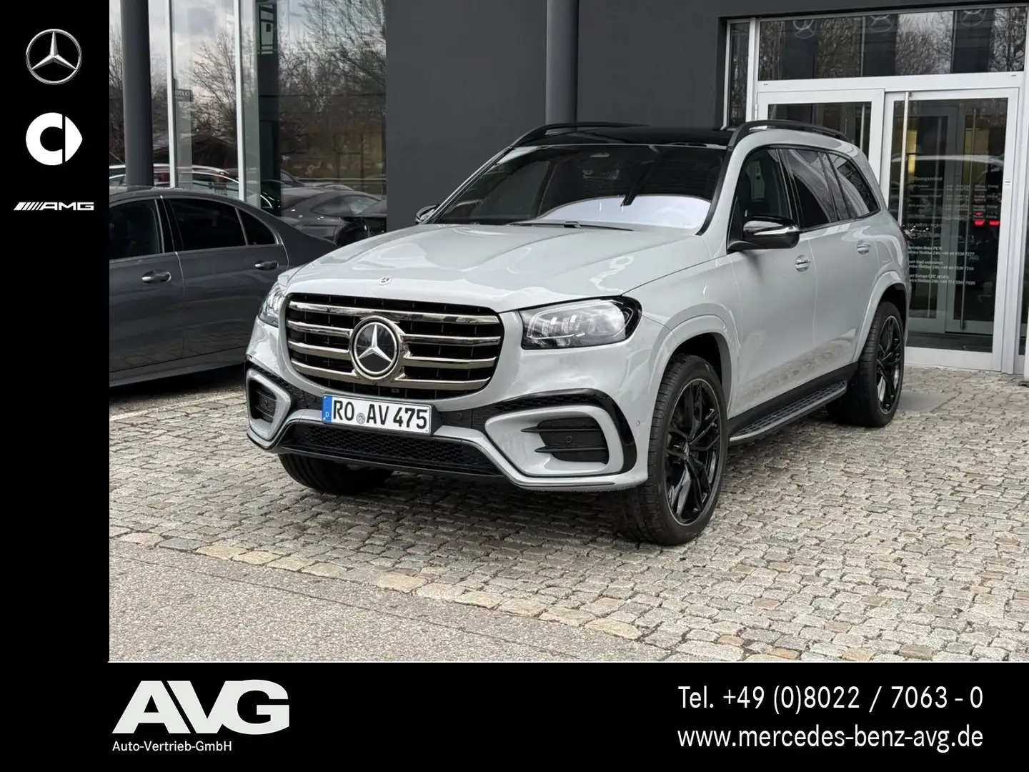 Mercedes-Benz GLS 450 GLS 450 d 4M HUD Pano AMG 360 NAPPA Stdhzg AHK LED Grau - 1