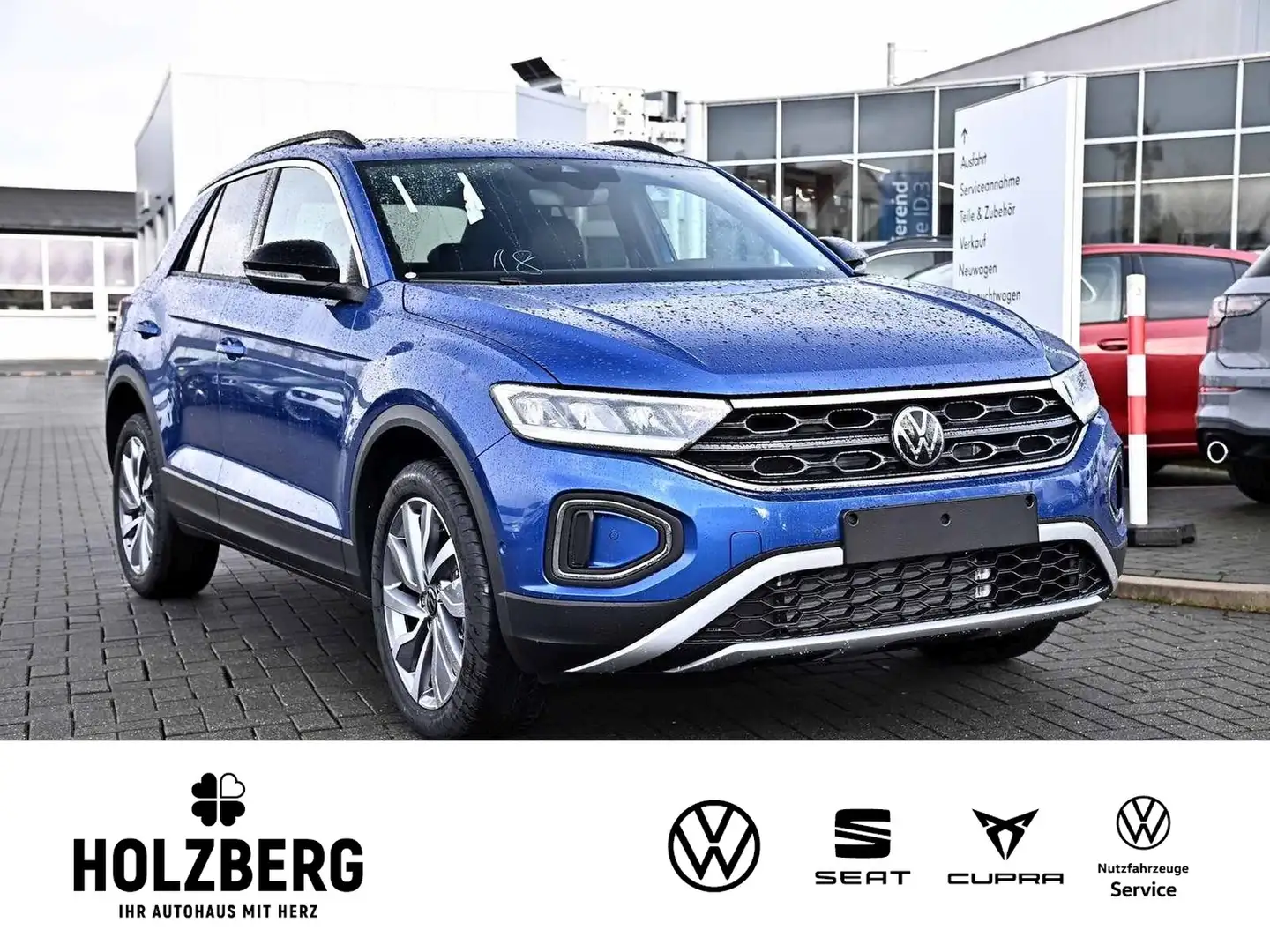 Volkswagen T-Roc 1.0 TSI Goal NAVI+LED+ACC+SHZ Azul - 2