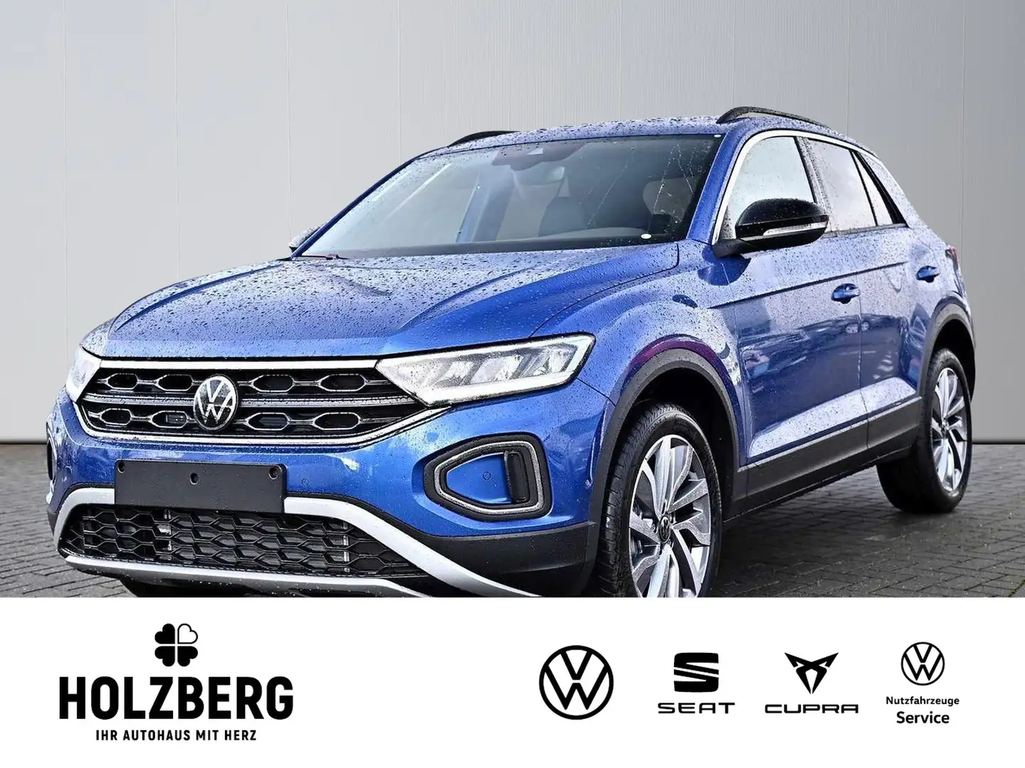 Volkswagen T-Roc 1.0 TSI Goal NAVI+LED+ACC+SHZ Azul - 1