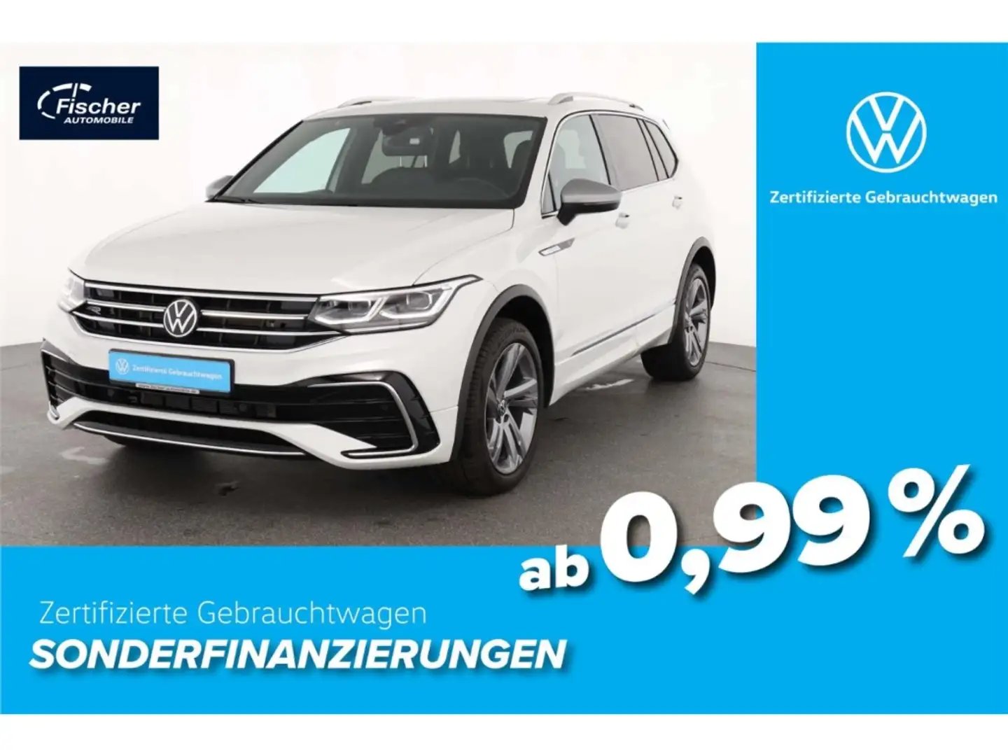 Volkswagen Tiguan Allspace 2.0 TDI 4Motion R-Line Weiß - 1