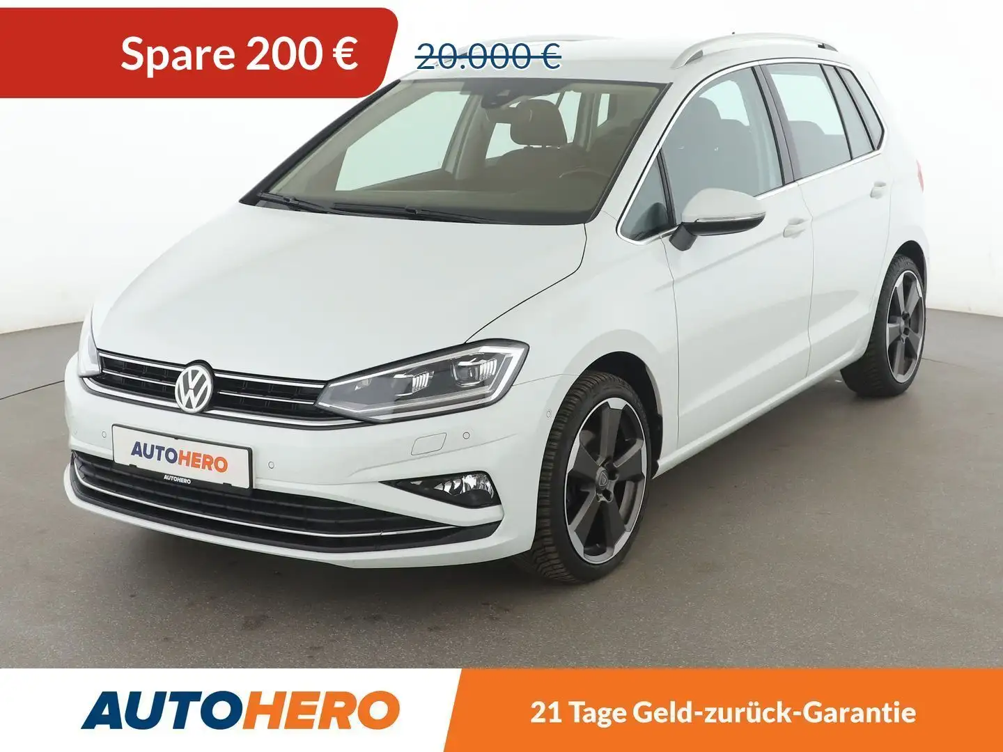 Volkswagen Golf Sportsvan 2.0 TDI Highline Aut. *LED*ACC*CAM*SHZ* Blanc - 1