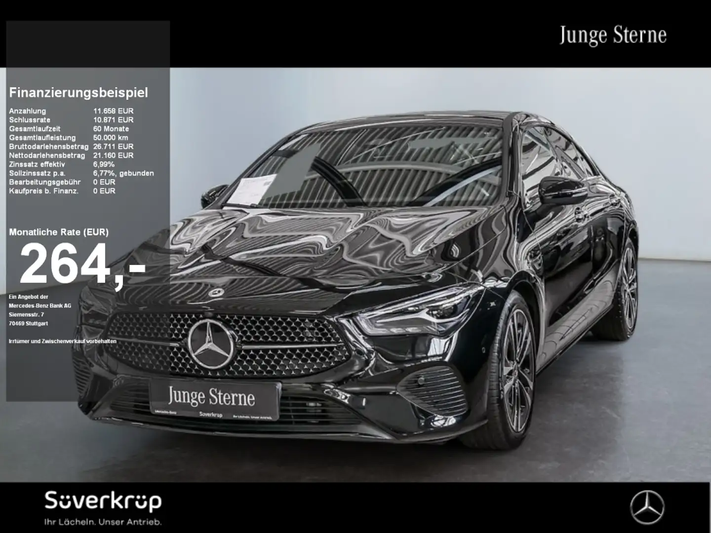 Mercedes-Benz CLA 180 d Coupé , PROGRESSIVE NIGHT SPUR KAMERA Schwarz - 1