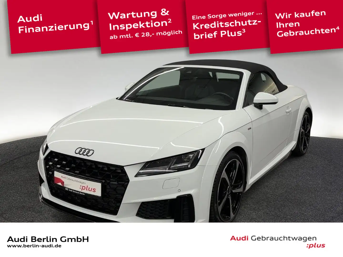 Audi TT 40 TFSI S tr. VIRTUAL NAVI RFK LED Blanco - 1