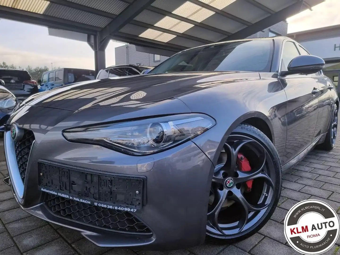 Alfa Romeo Giulia 2.2 Turbodiesel 180 CV AT8 SUPER Gris - 2