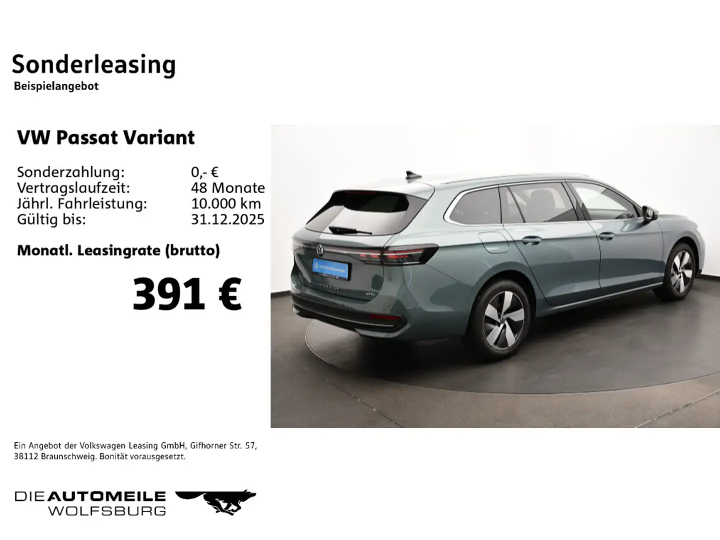 Volkswagen Passat Variant 1.5 eTSI DSG Business neues Model Grün - 2