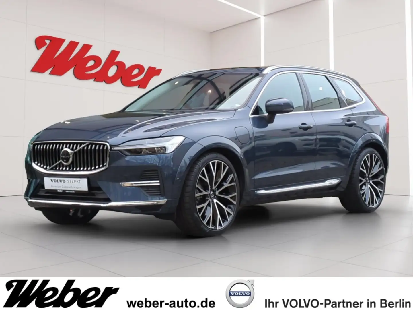 Volvo XC60 T6 Recharge Inscription *Luft*BLIS*HUD*B&W*SH* Blauw - 1