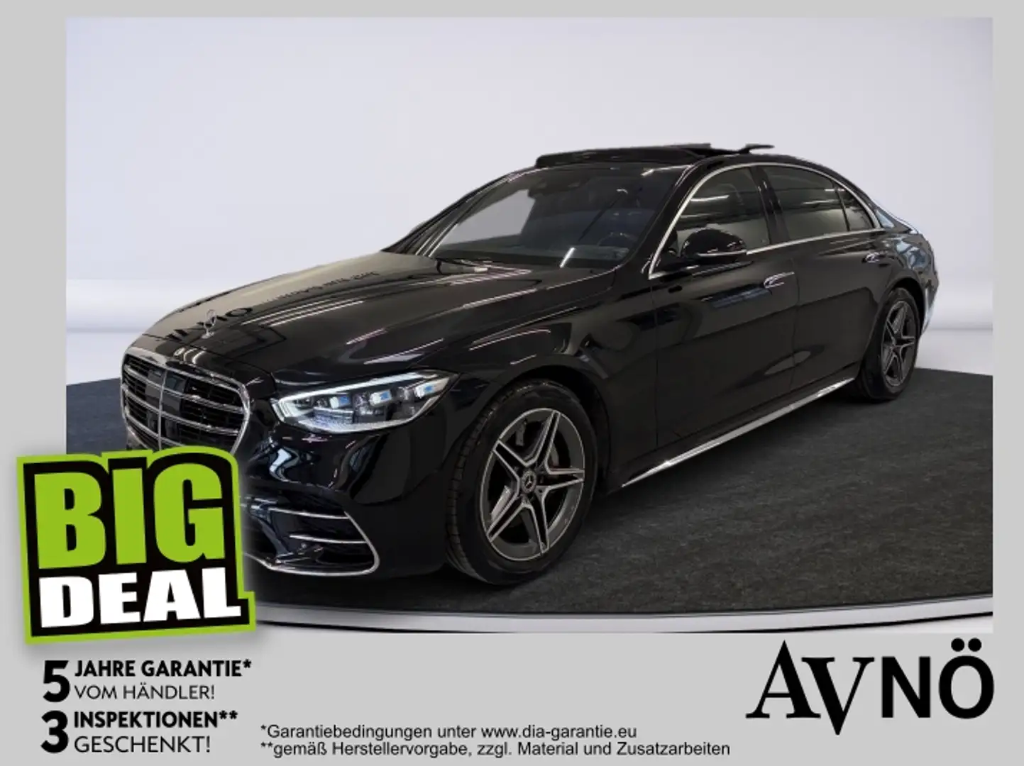 Mercedes-Benz S 450 d 4M LANG AMG AIRMATIC BURMESTER DISTR PANO Schwarz - 1