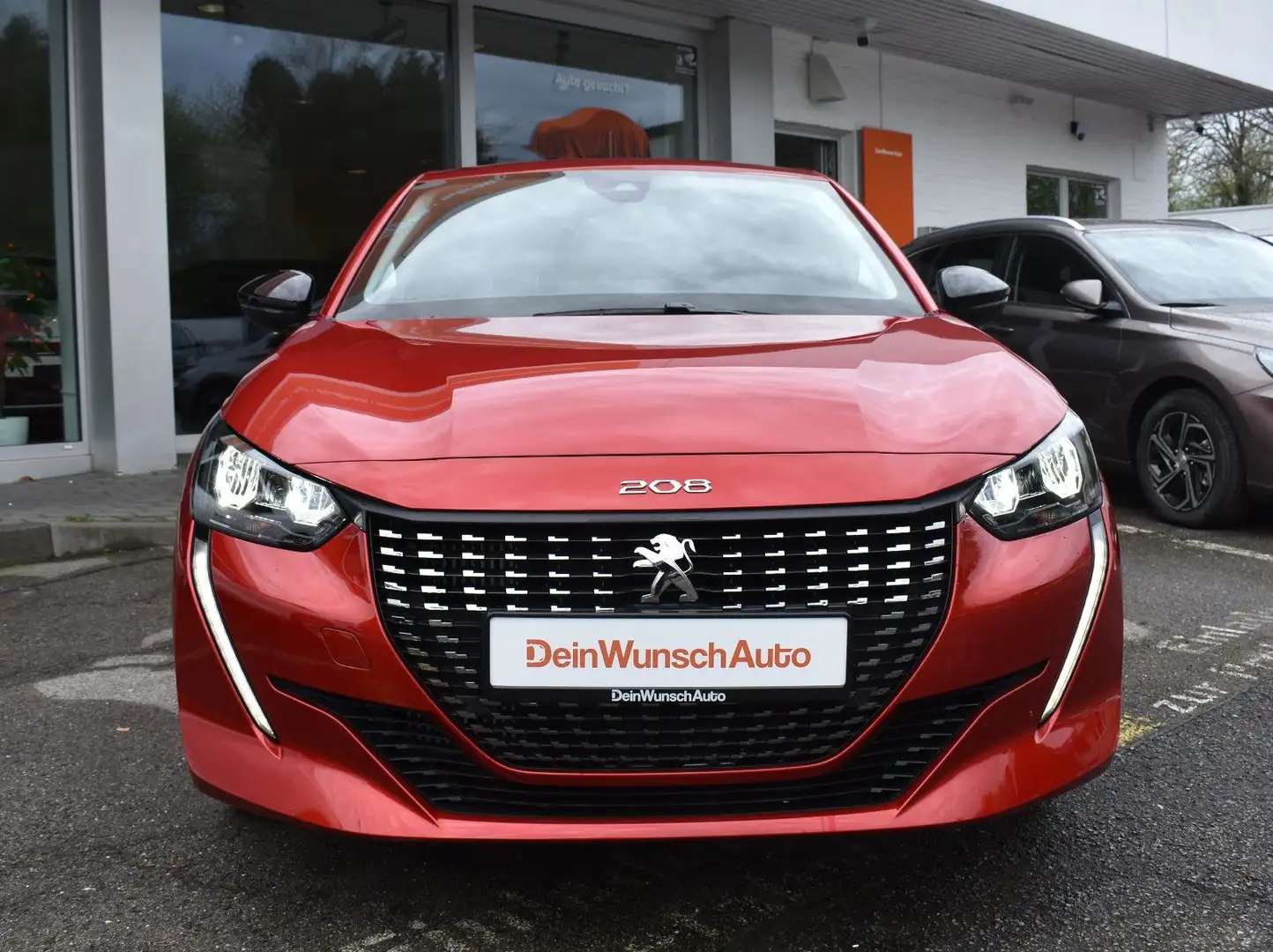 Peugeot 208 1.2 Allure CarPlay TLeder Kam SHZ Alu SOFORT Rot - 2