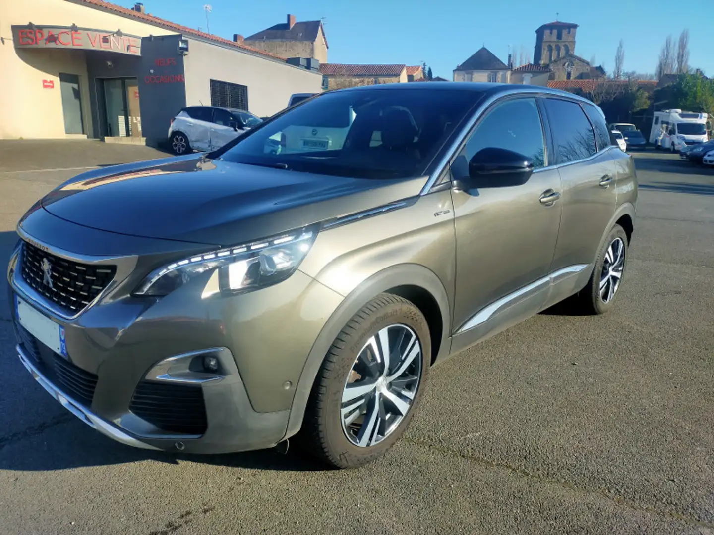 Peugeot 3008 1.5 BLUEHDI 130CH E6.C GT LINE S\u0026S Gris - 1