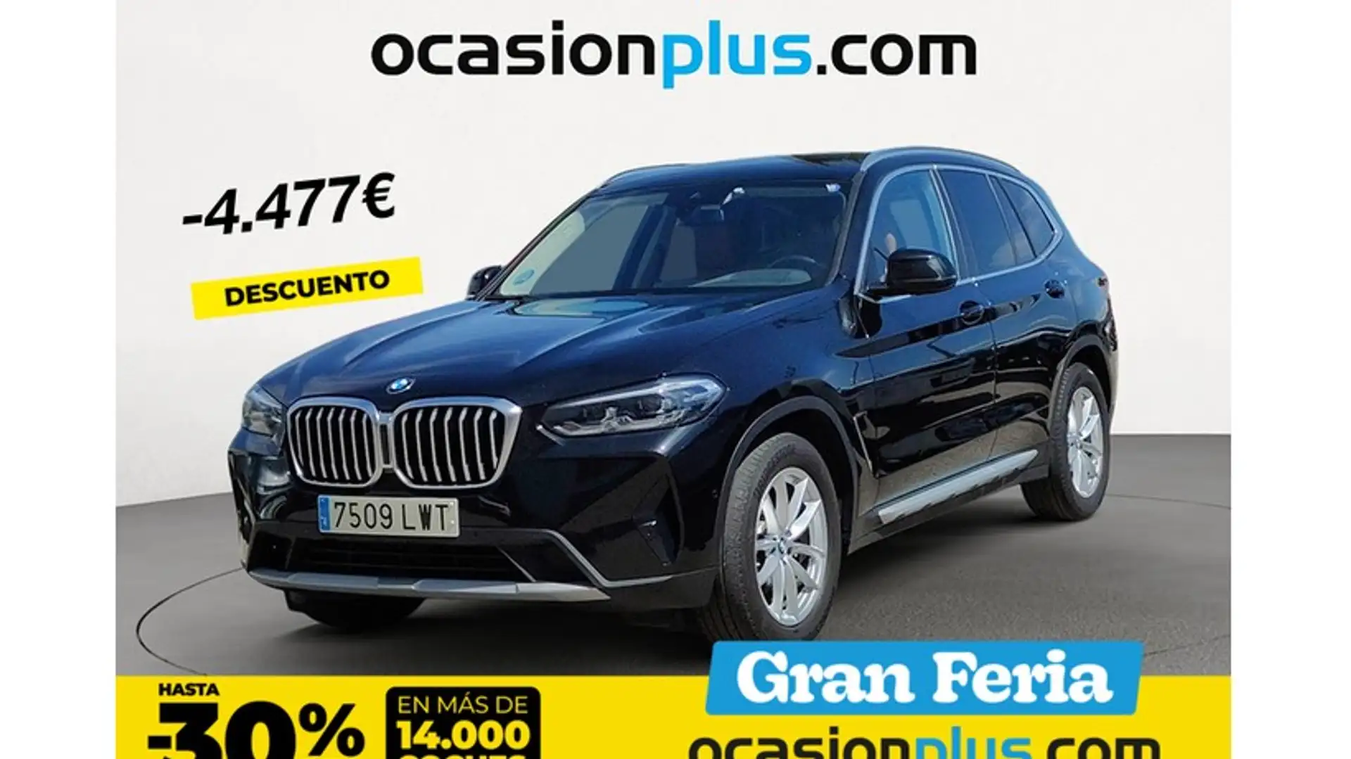 BMW X3 xDrive 20dA xLine Zwart - 1