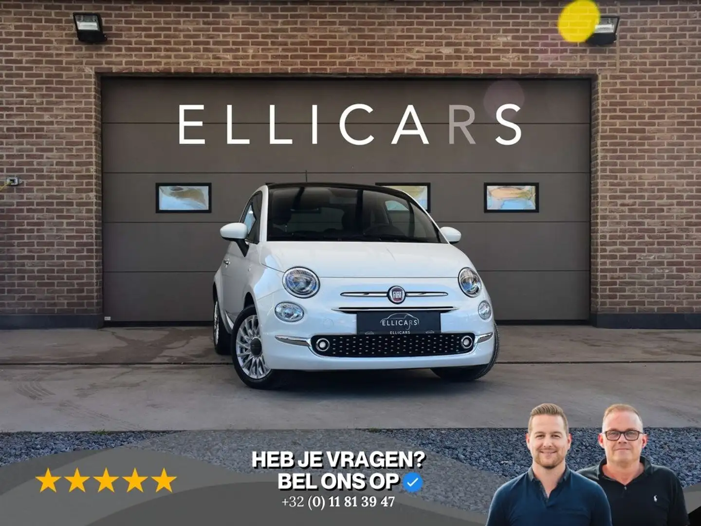 Fiat 500 1.0i MHEV / RED / CARPLAY / PANO DAK / GPS / DAB Blanc - 1