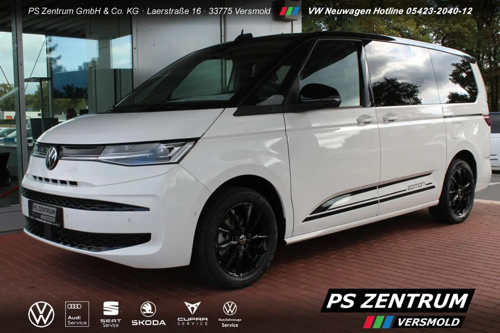 Volkswagen T7 Multivan Multivan 2.0 TDI DSG Life Lang 110KW Bluetooth LED Bianco - 1