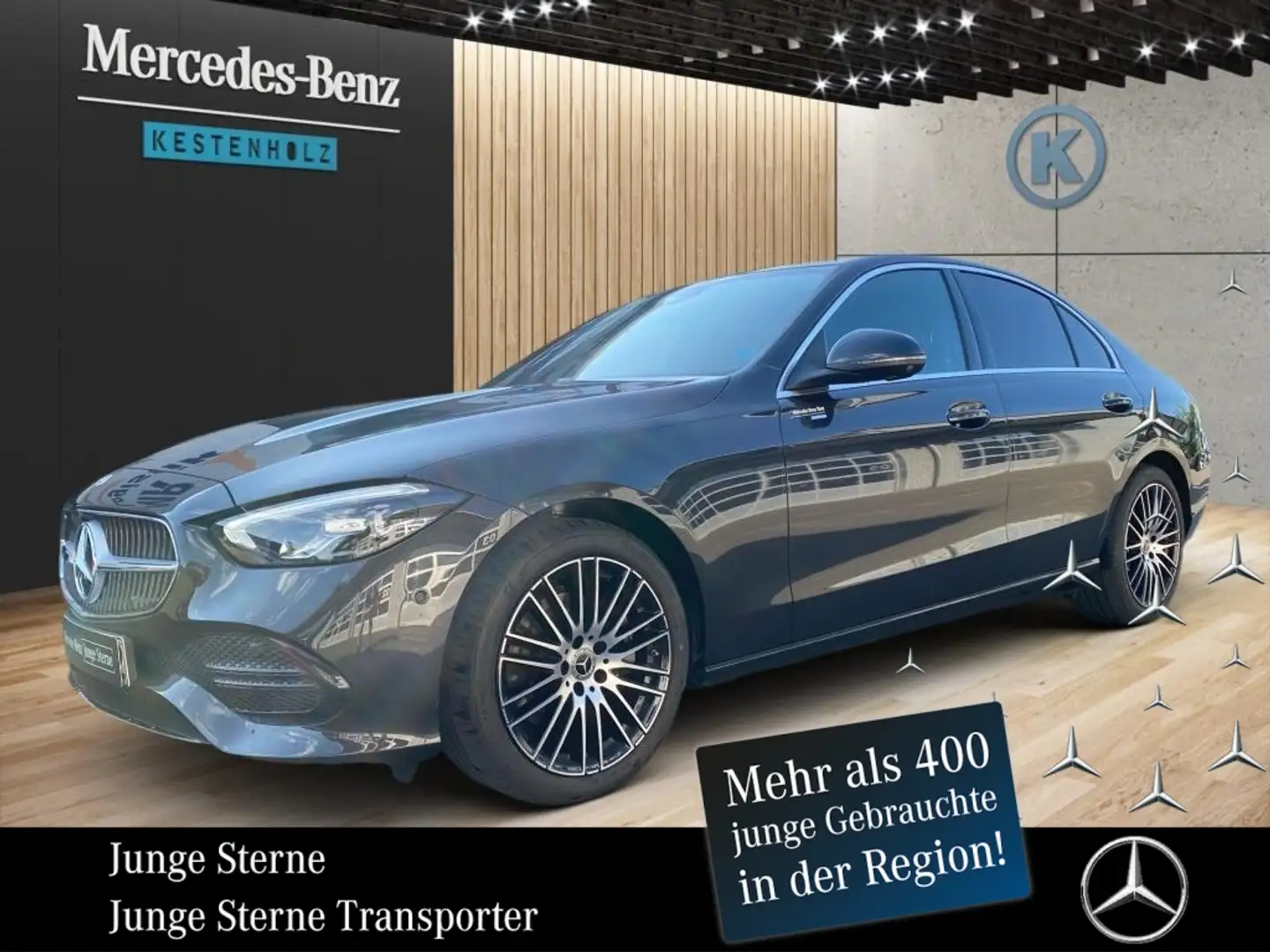 Mercedes-Benz C 220 d *Avantgarde*MBUX*Memory*KAMERA*DISTR*AHK Gris - 1
