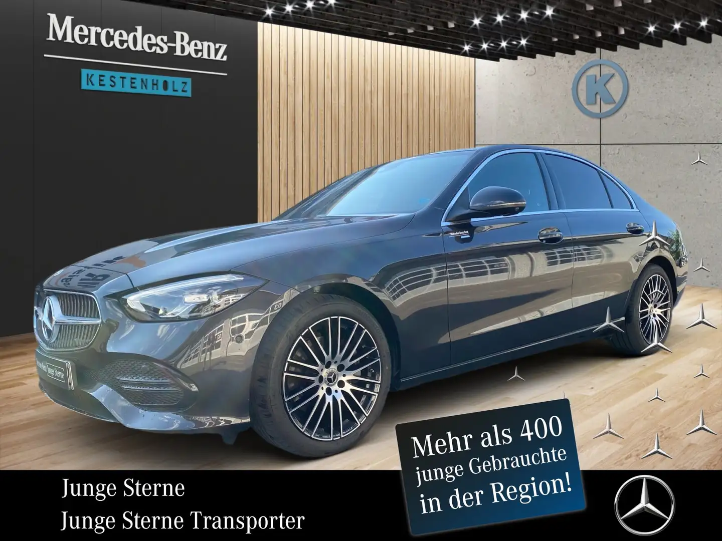 Mercedes-Benz C 220 C 220 d AVANTGARDE°EDITION°AHK°360°MEMO°DISTR° Gris - 1