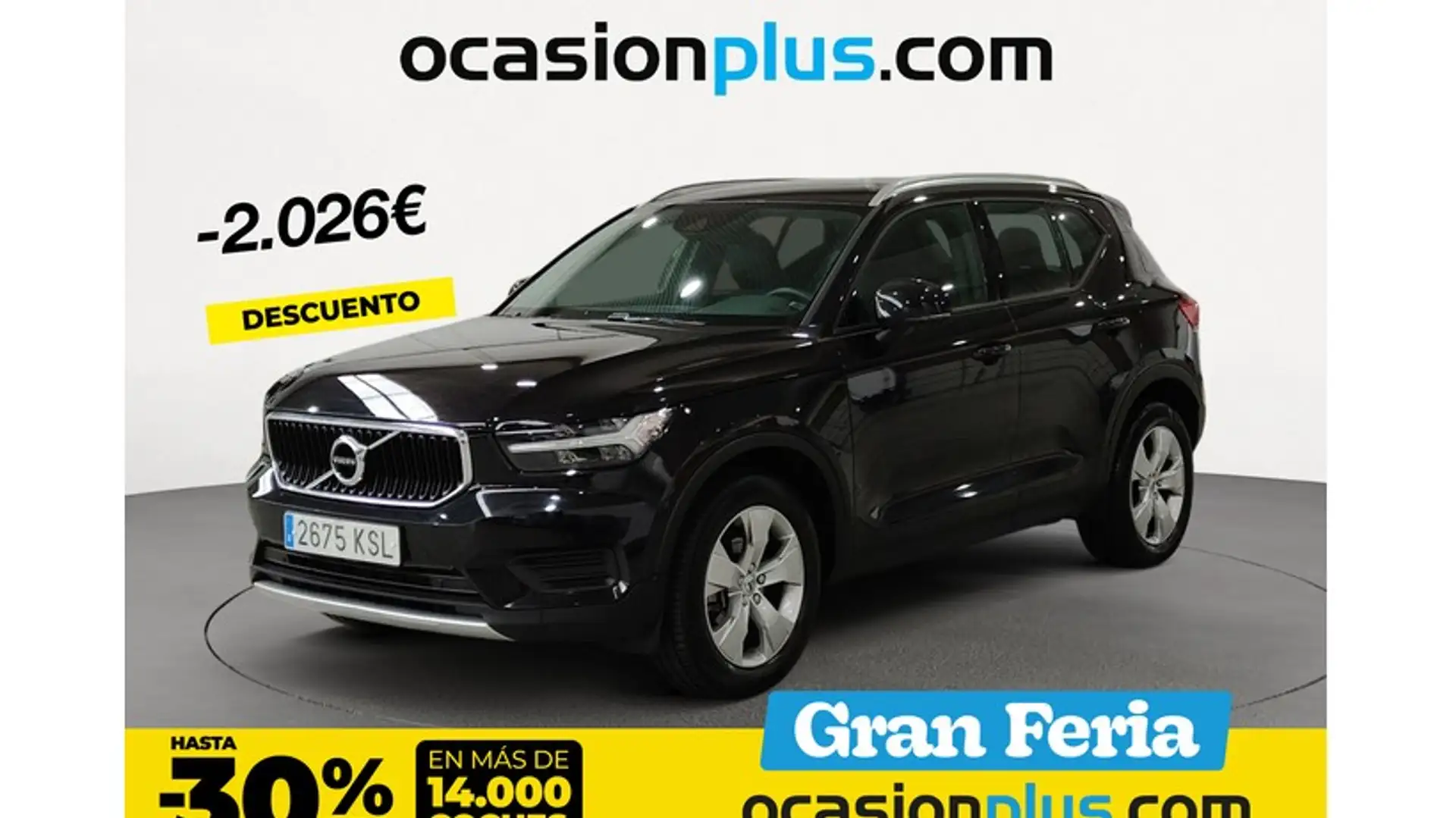 Volvo XC40 T3 Momentum Negro - 1