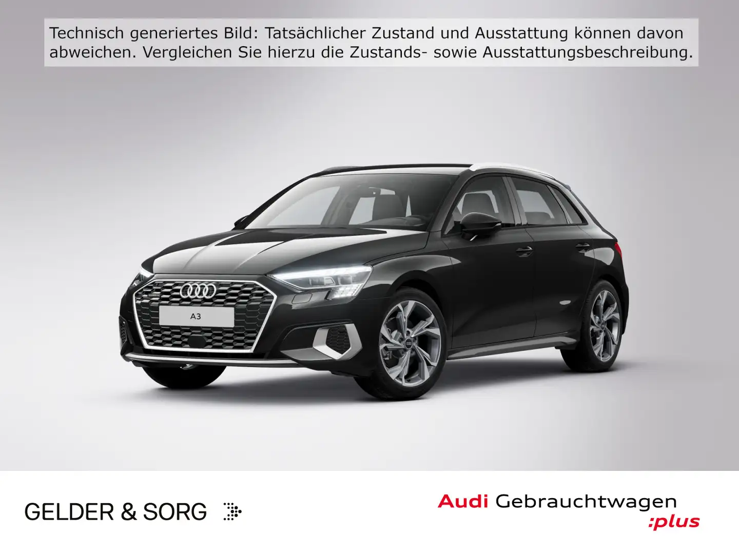 Audi A3 40 TDI quattro Matrix*Virtual*Sound Schwarz - 1