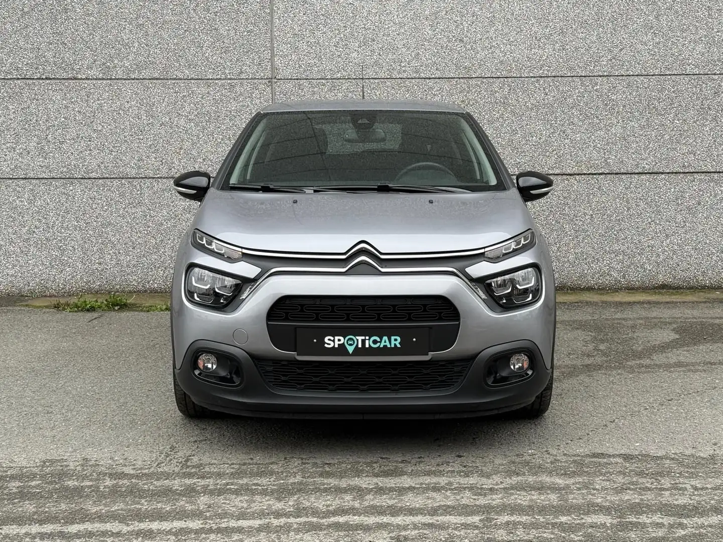 Citroen C3 *GPS*CAR PLAY*P SENS* 1.2 BENZ 110 PK EAT MAX Argent - 2
