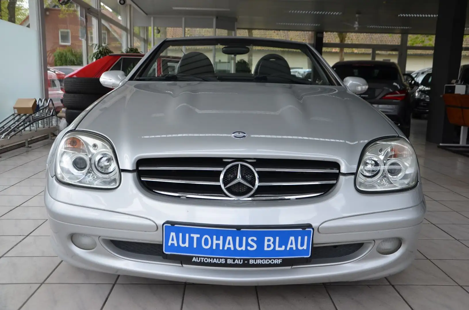 Mercedes-Benz SLK 200 Kompressor *AUTOMATIK*LEDER*SITZHZG* Argintiu - 2