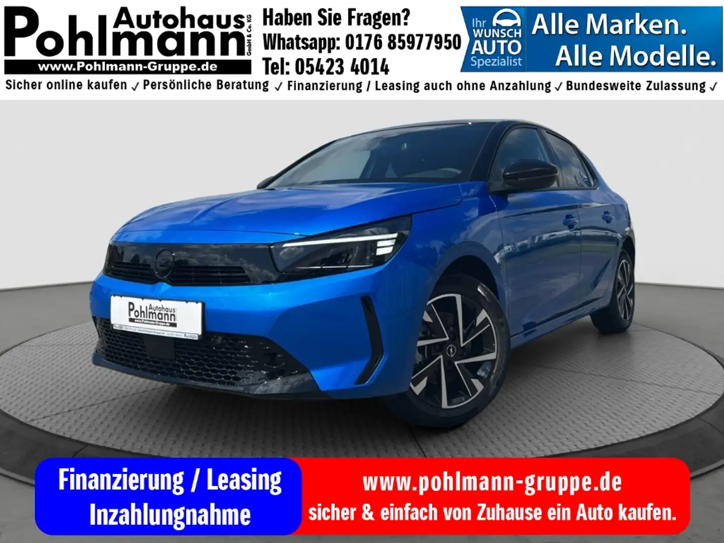 Opel Corsa F 1.2 YES Turbo LED DAB SHZ LenkradHZG Musikstream Blau - 1