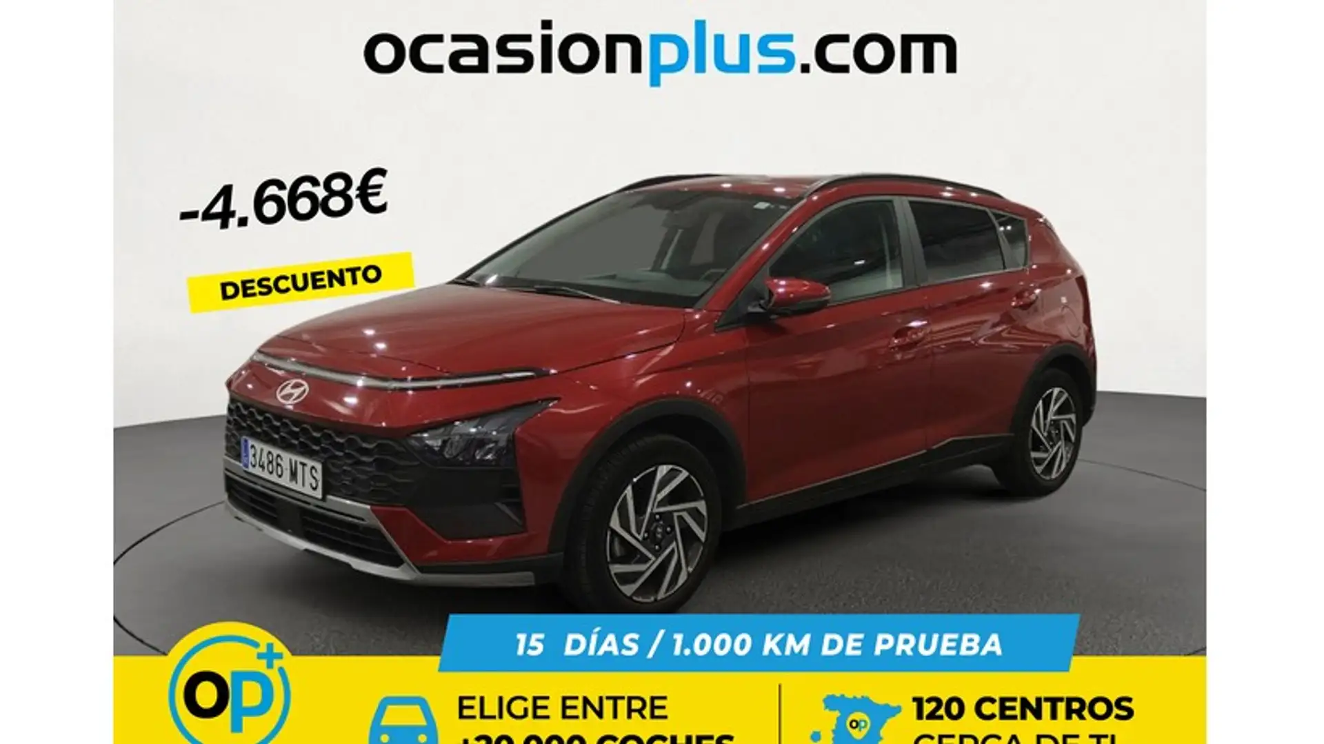 Hyundai BAYON 1.0 TGDI 48V Maxx DT Rojo - 1