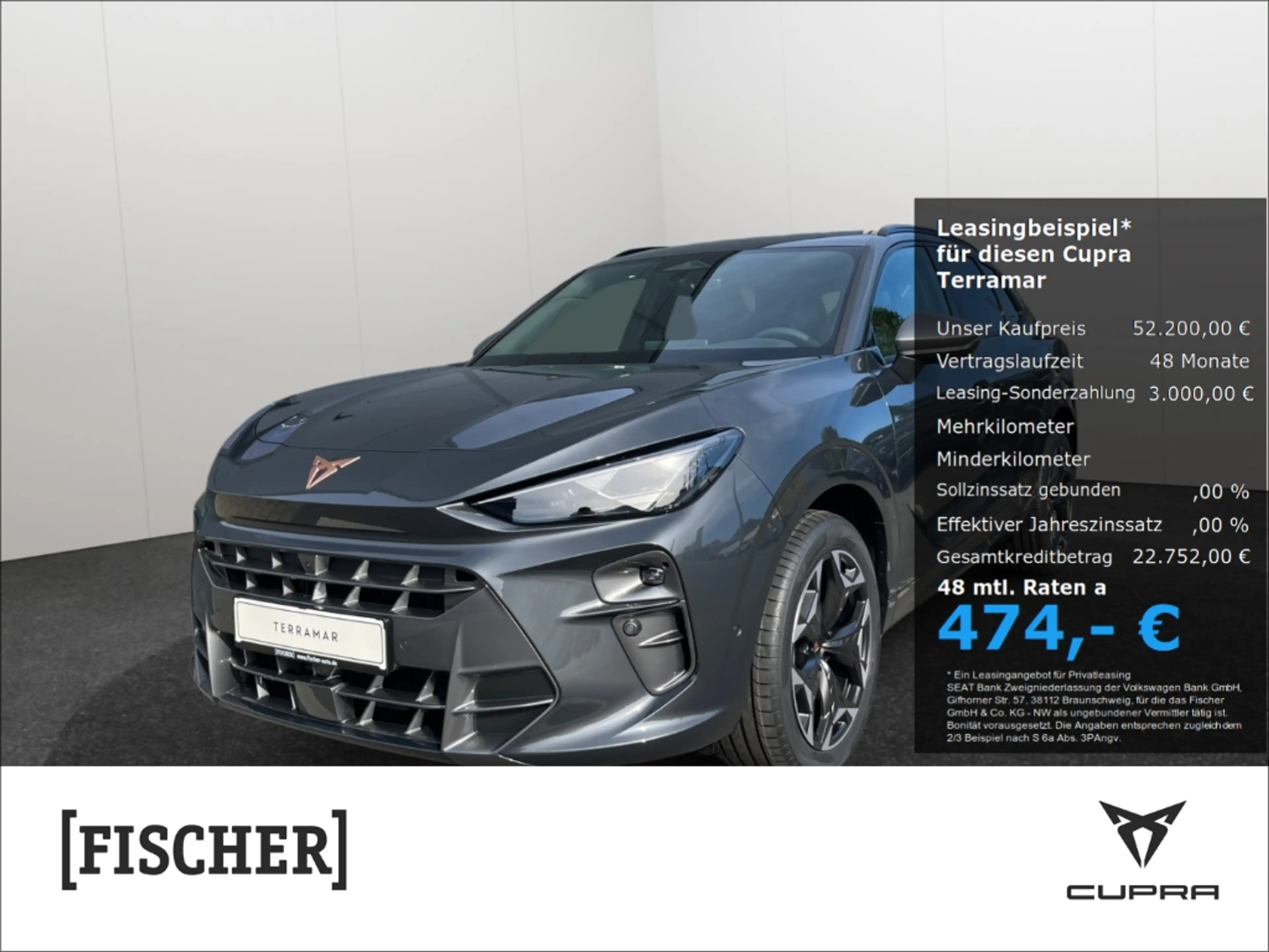 CUPRA Terramar 2.0 TSI 195 kW 4Drive VZ HUD AD AHK-klappbar El. P