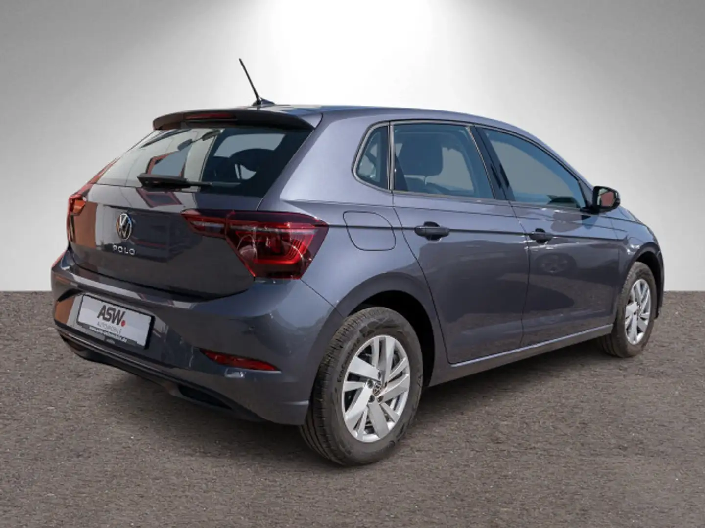 Volkswagen Polo Style 1,0 TSI DSG LED NAVI AHK RFK ACC VC Grijs - 2