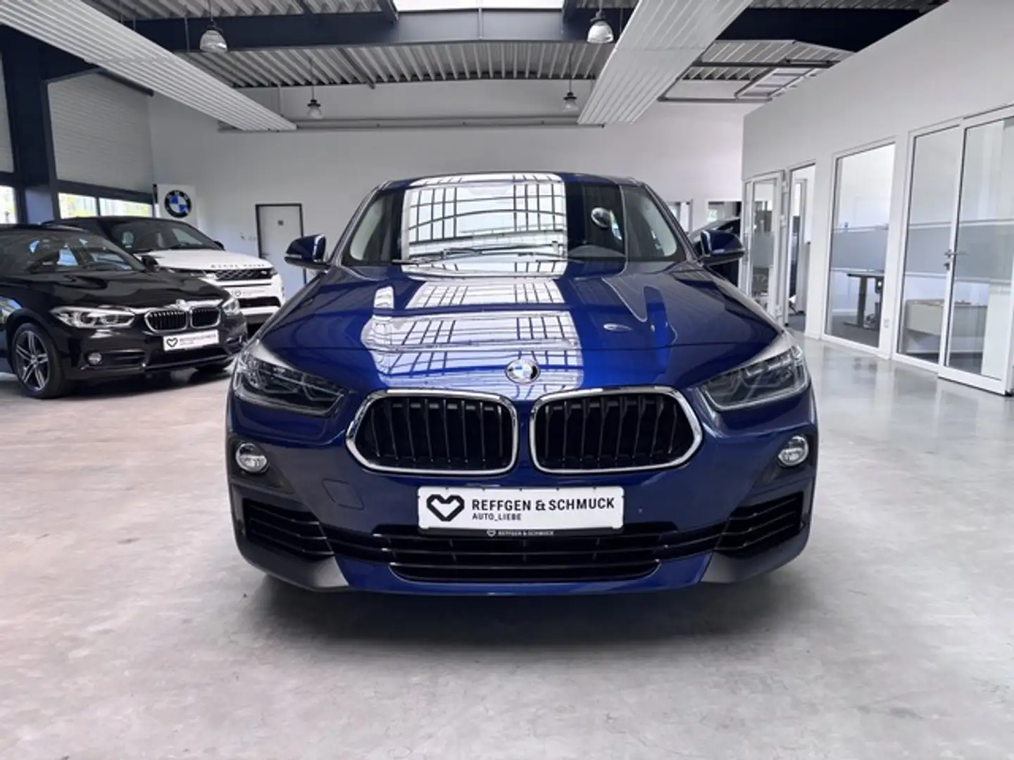 BMW X2 ADVANTAGE AUTOMAT+NAVI+LED+KAMERA+ALU+1HD+TÜV Blauw - 2
