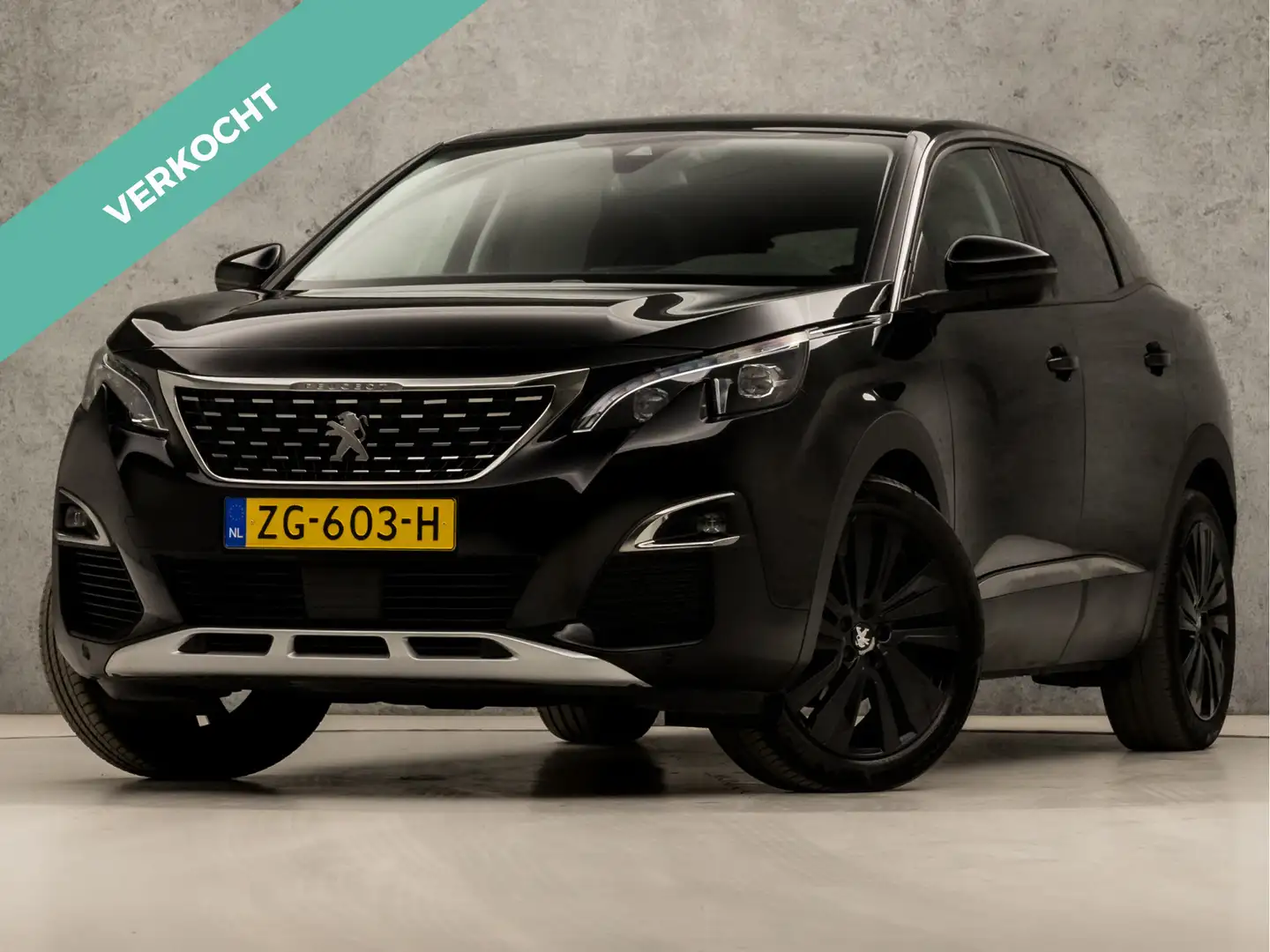 Peugeot 3008 1.2 PureTech Black Edition (GROOT NAVI, APPLE CARP Negru - 1