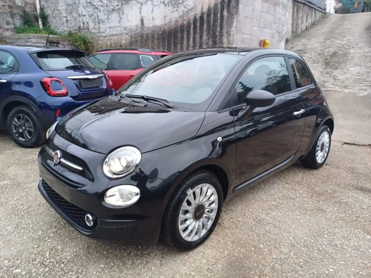 Fiat 500 1000 HYBRID 70 CV CARPLAY PDC Nero - 2