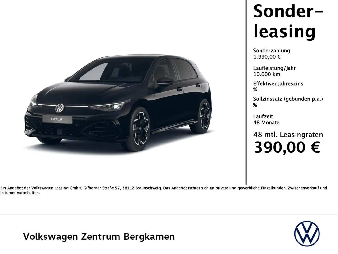Volkswagen Golf 1.5 R-LINE DSG BLACKSTYLE MATRIXLED AHK Noir - 1