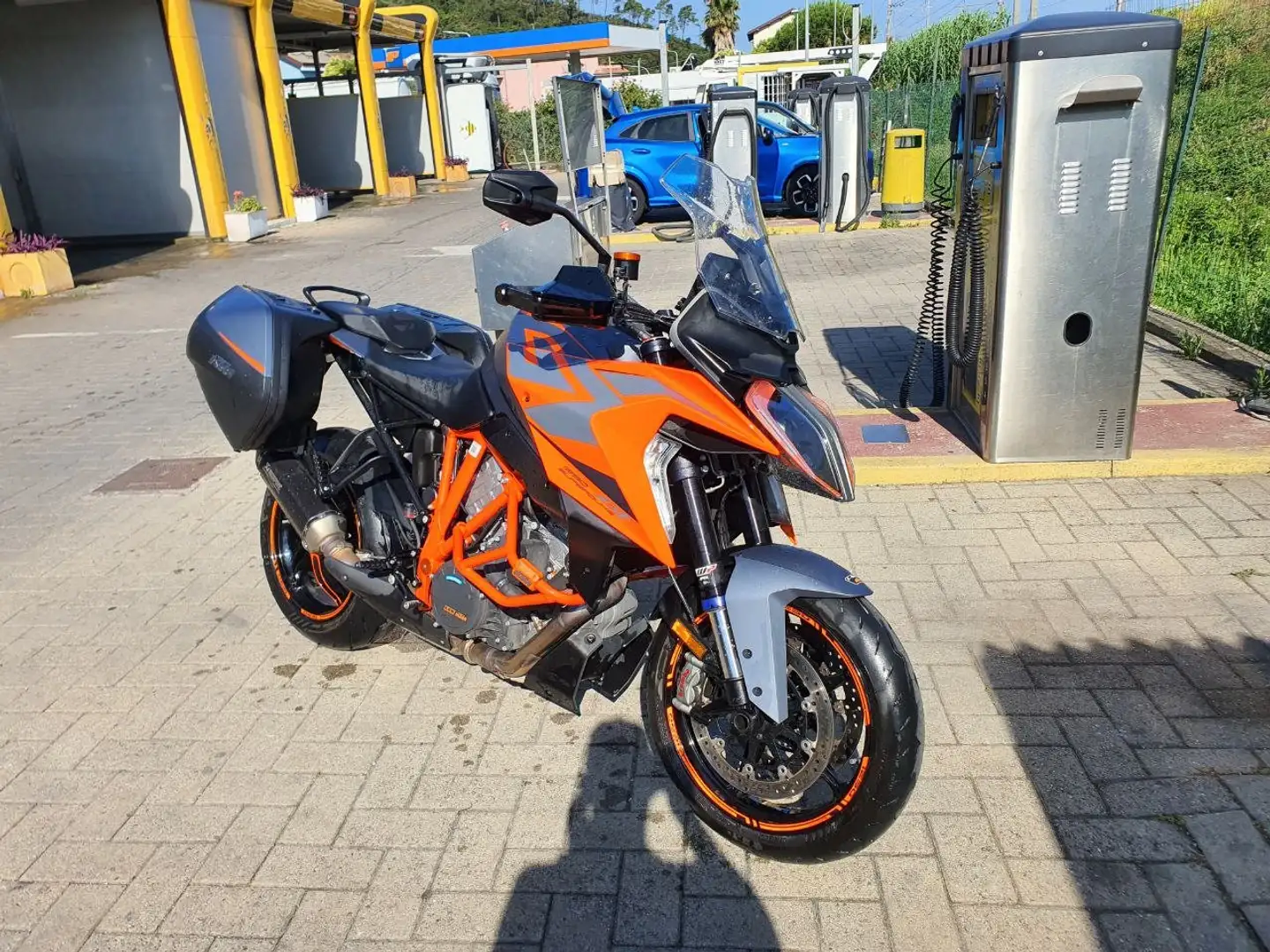 KTM 1290 Super Duke GT Borse, scarico, paramotore, quick shifter, manopol Arancione - 1
