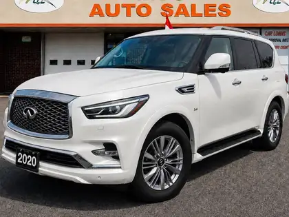 White 2020 INFINITI QX80 SUV / Crossover Automatic