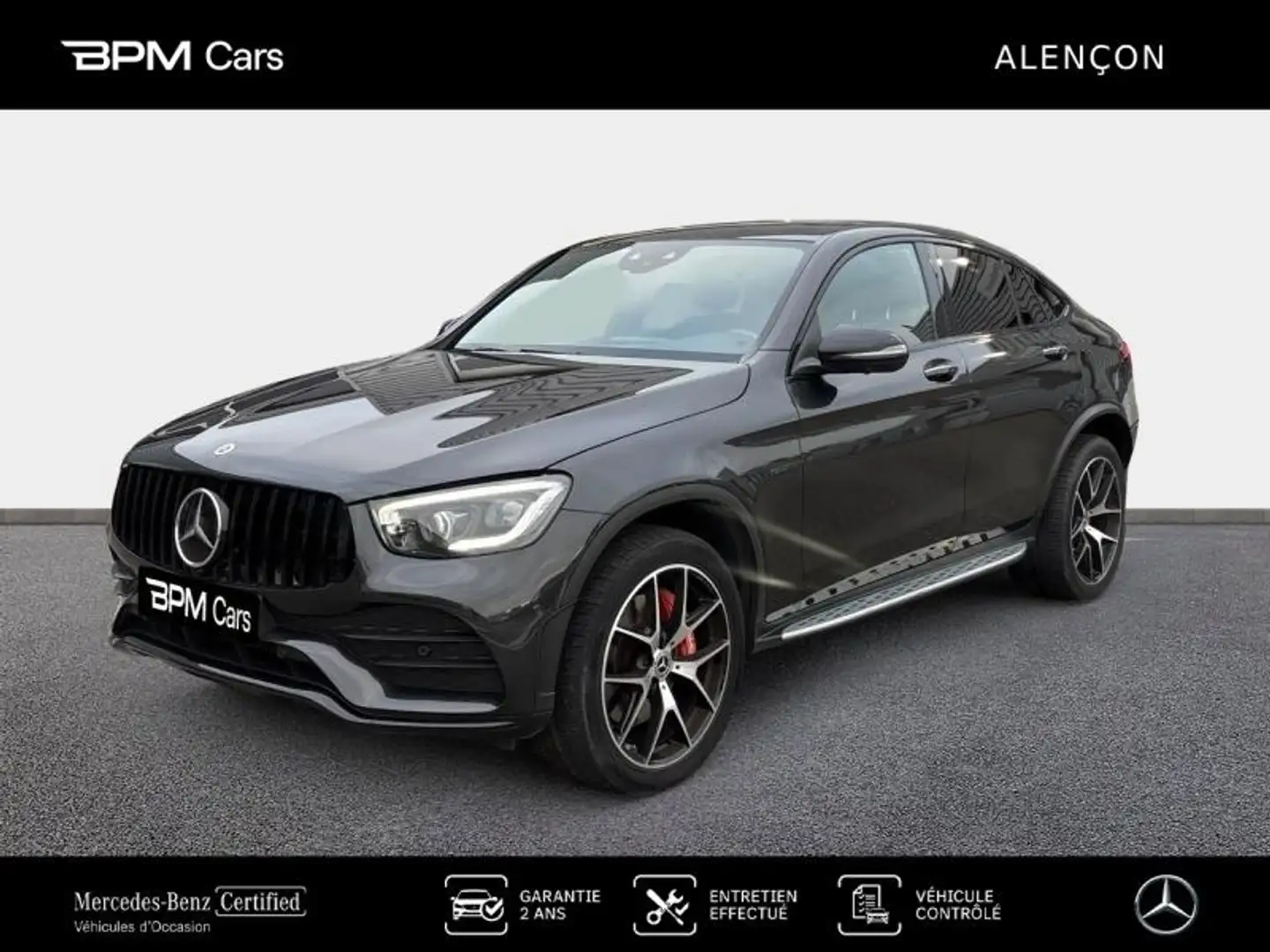 Mercedes-Benz GLC 300 300 de 194+122ch AMG Line 4Matic 9G-Tronic Grijs - 1
