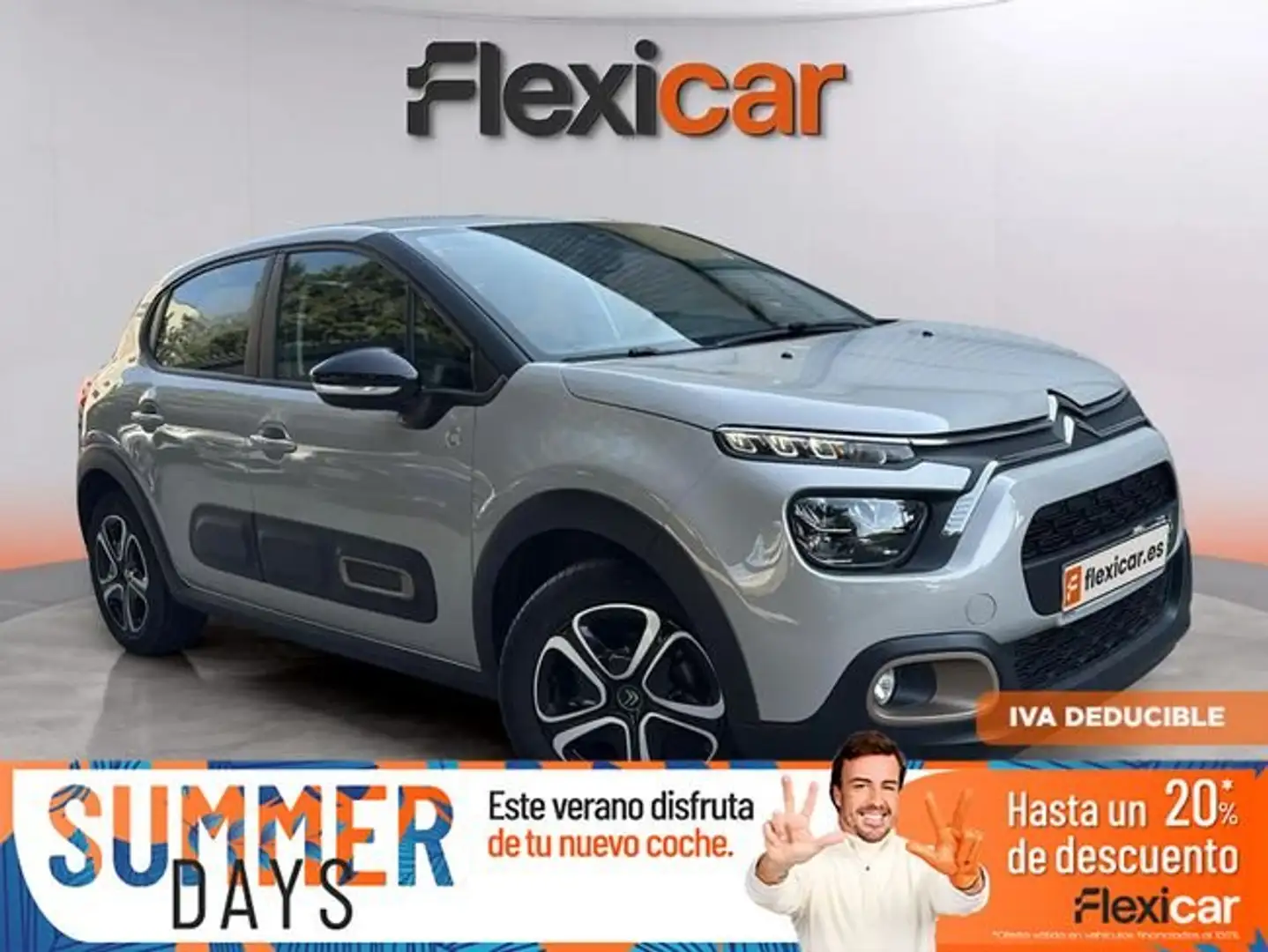 Citroen C3 PureTech+60KW+%2883CV%29+C-Series Gris - 1