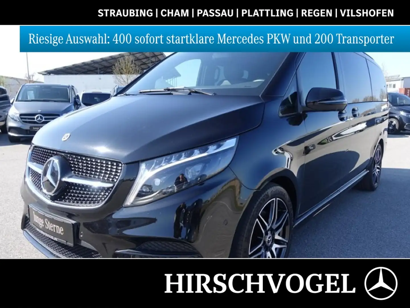 Mercedes-Benz V 250 d lang 8-Sitzer AMG+Distronic Schwarz - 1