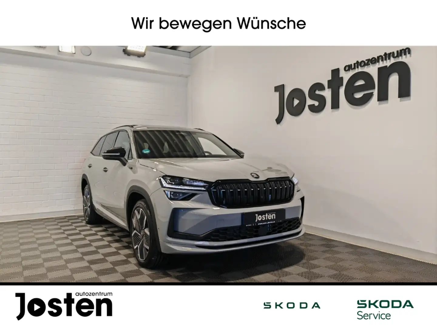 Skoda Kodiaq Sportline 1.5TSI iV DCC+ Fahrass+ Komfort+ Infotai Grijs - 1
