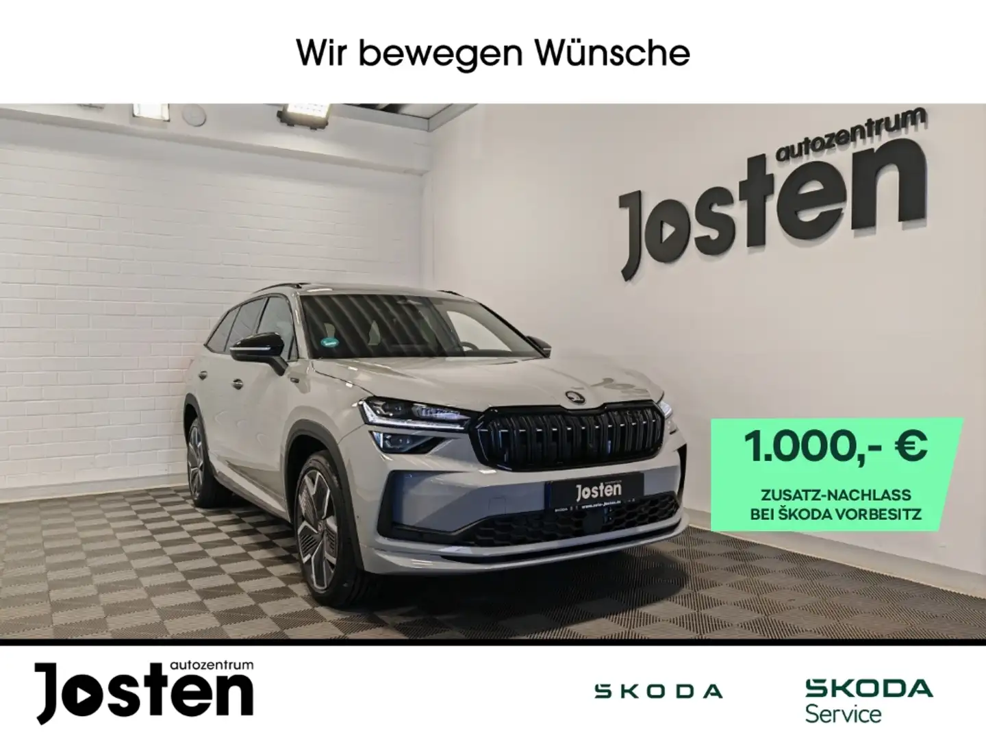 Skoda Kodiaq Sportline 1.5TSI iV DCC+ Fahrass+ Komfort+ Infotai Gris - 1
