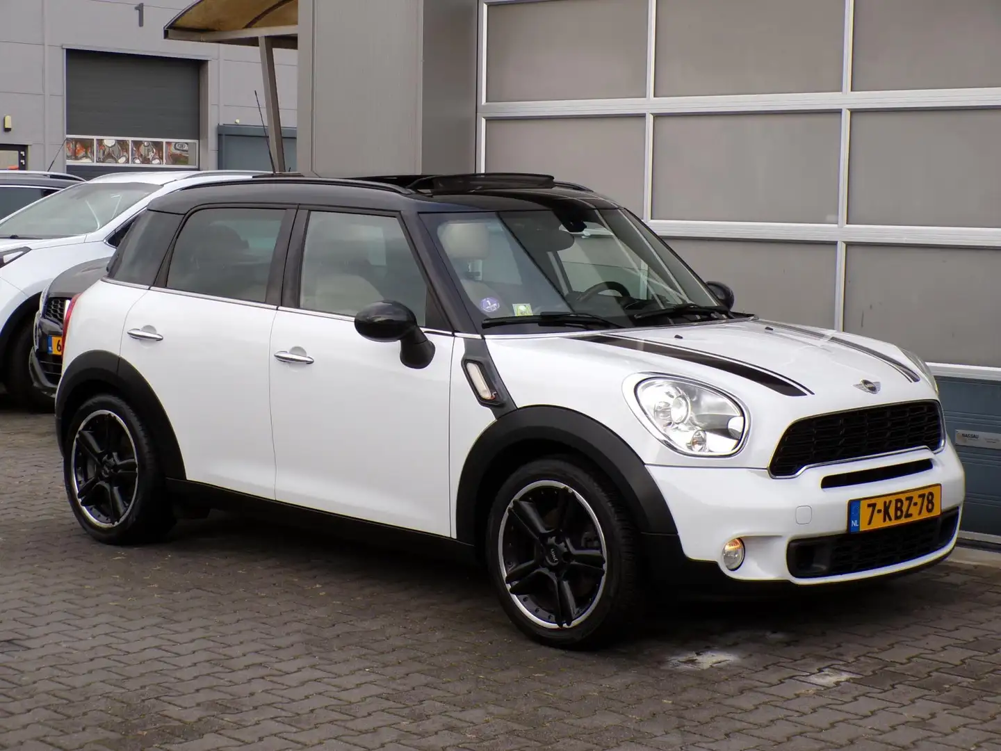 MINI Cooper S Countryman Mini 1.6 Chili|Pano|Xenon|Nav|Leder Blanc - 1
