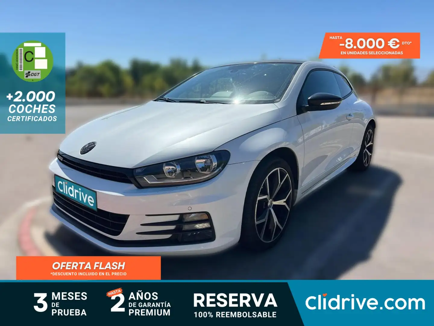 Volkswagen Scirocco 2.0 TSI GTS DSG 162kW Blanco - 1