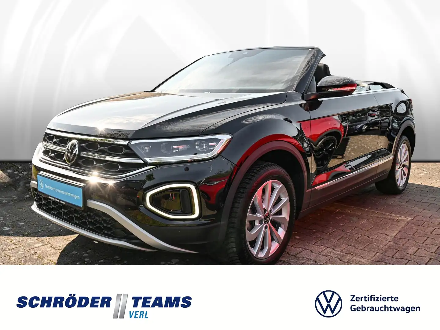Volkswagen T-Roc Cabriolet 1.0 TSI Style Schwarz - 1