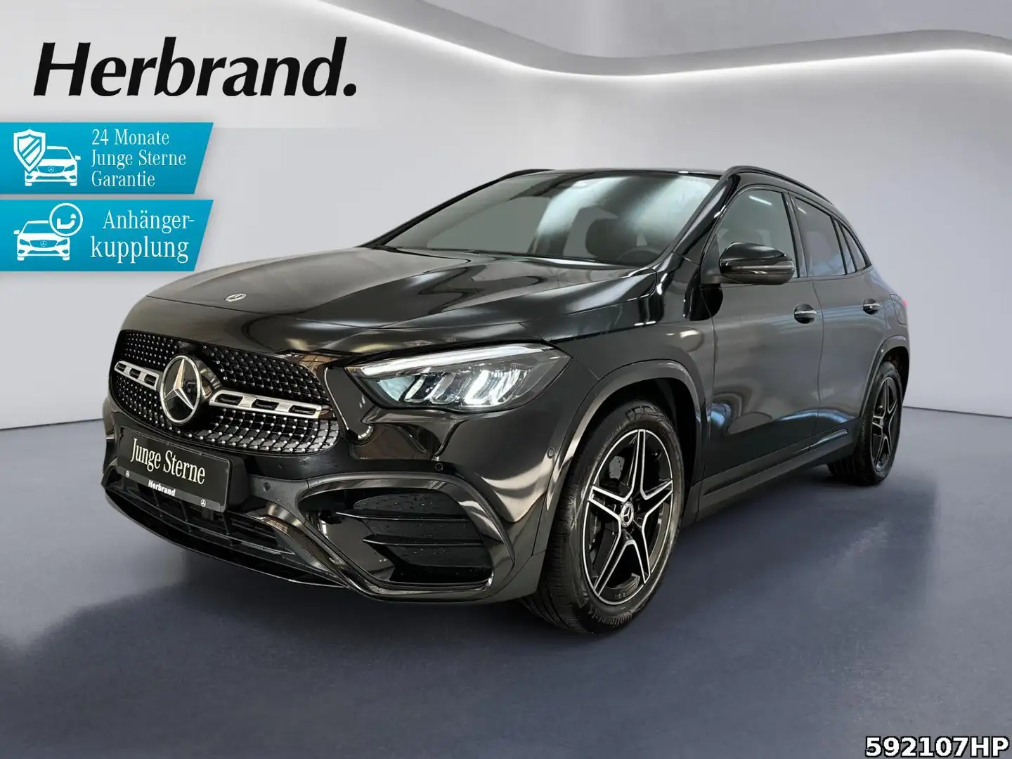 Mercedes-Benz GLA 220 d 4M AMG  Night AHK LED LHZ RFK Sitzhzg Schwarz - 1