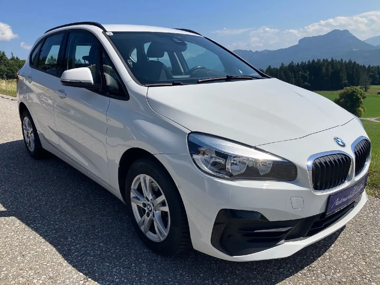 BMW 216 Active Tourer d Advantage Navi, PDC, Klimaaut, ACC Blanc - 2