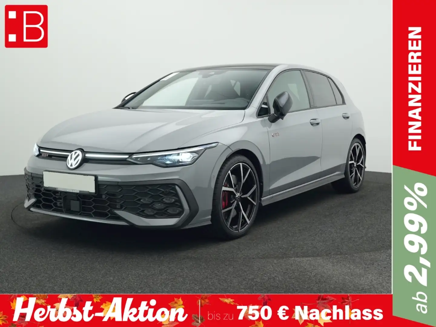 Volkswagen Golf GTI 8 2.0 TSI DSG BLACK STYLE IQ.LIGHT PANO NAVI 19 ES Grau - 1