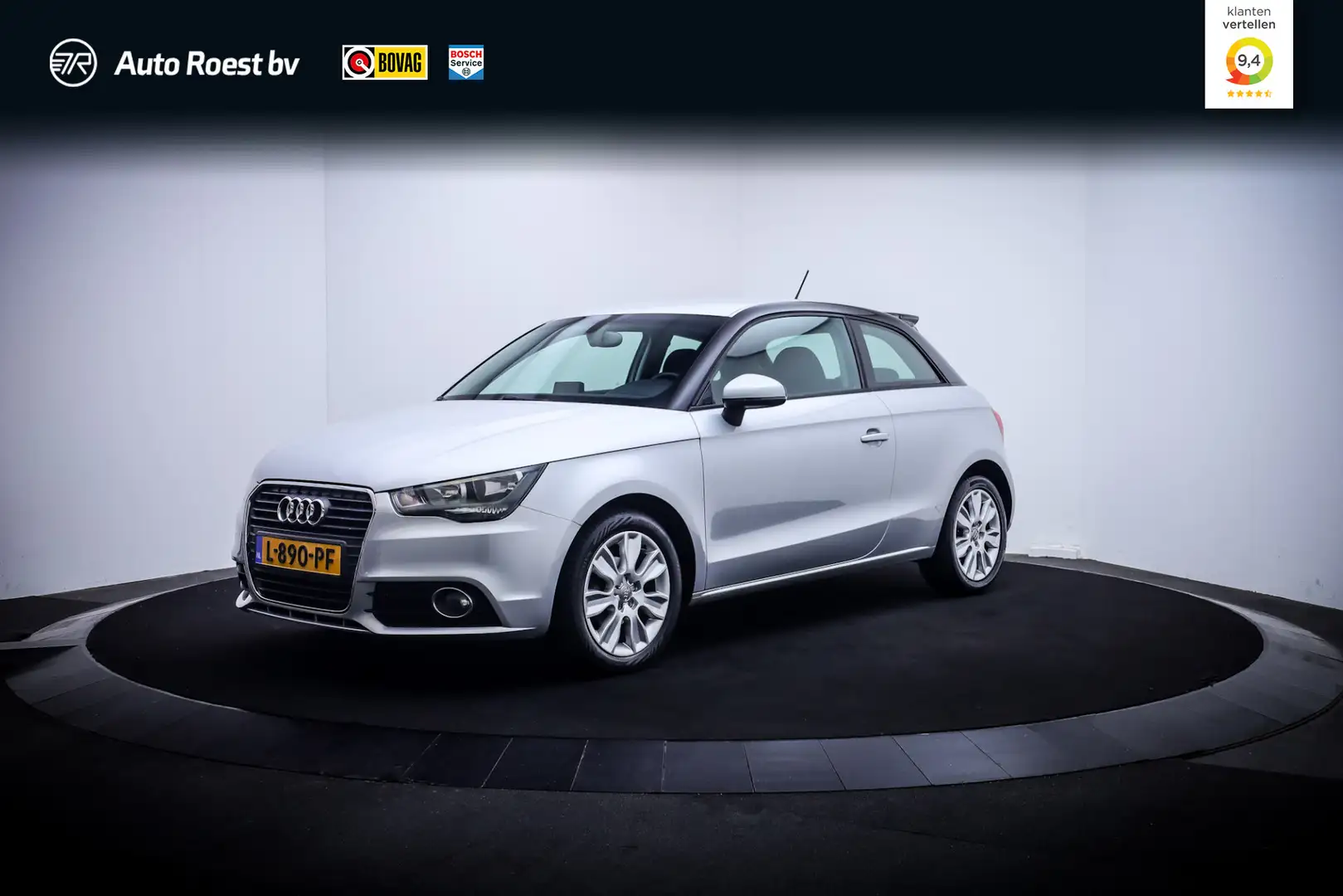 Audi A1 1.2TFSI Attraction AIRCO | BLUETOOTH | STOELVERW | Grijs - 1
