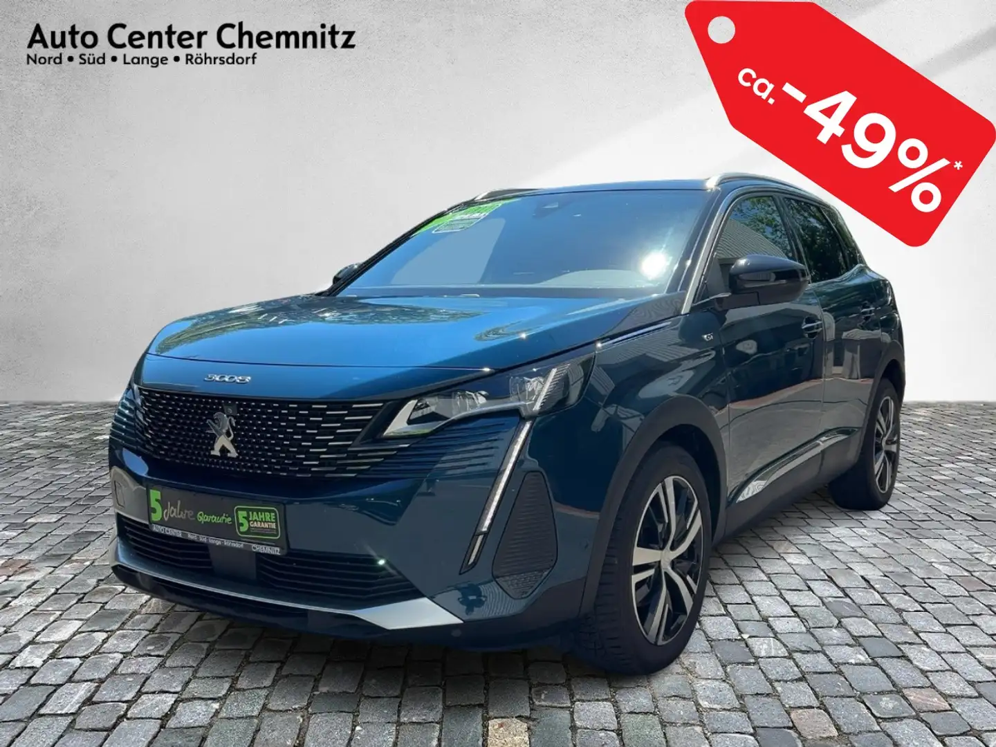 Peugeot 3008 1.6 AT8 180 GT 360°/FullLED/el.Heck/Navi Blu/Azzurro - 2