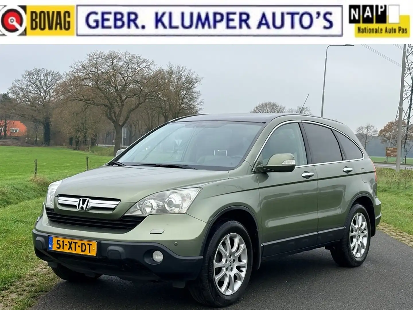 Honda CR-V 2.0i Executive Aut, Leder, 1e eig.,15x beurt! Verde - 1